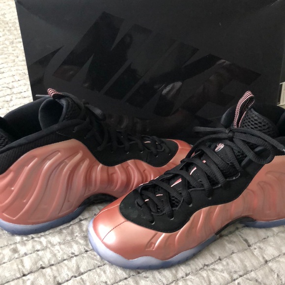 rose gold nike foamposite